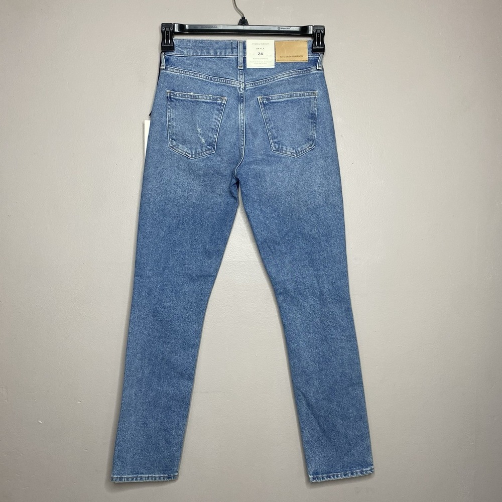 CITIZENS OF‎ HUMANITY SKYLA MID RISE CIGARETTE LEG JEANS Premium Vintage Sz 24 - Picture 4 of 16